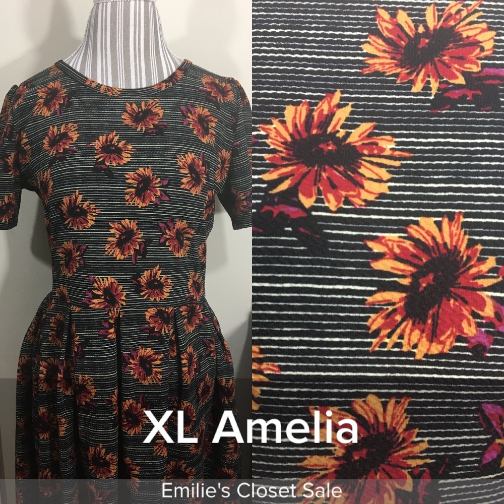 EUC LuLaRoe Amelia Dress